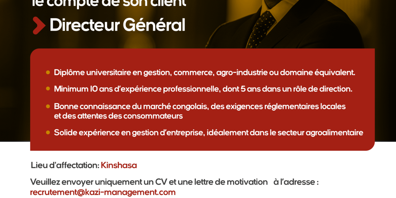 Directeur Général