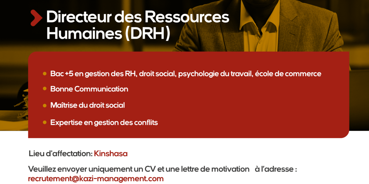 Directeur des Ressources Humaines (DRH)